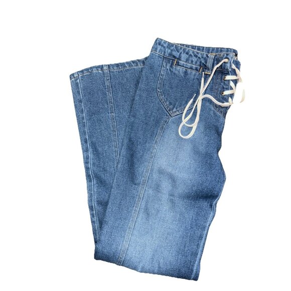 Mix It Blue Flare & Wide Leg Jeans - Picture 12 of 12